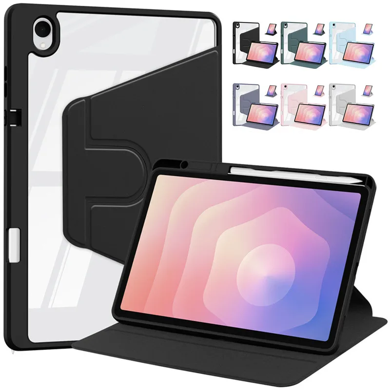 

Для Samsung Galaxy Tab S11 5G 11-дюймовый чехол 2025 SM-X730 с акриловой вращающейся подставкой для планшета Funda для Tab S11 2025 SM-X736 11 дюймов