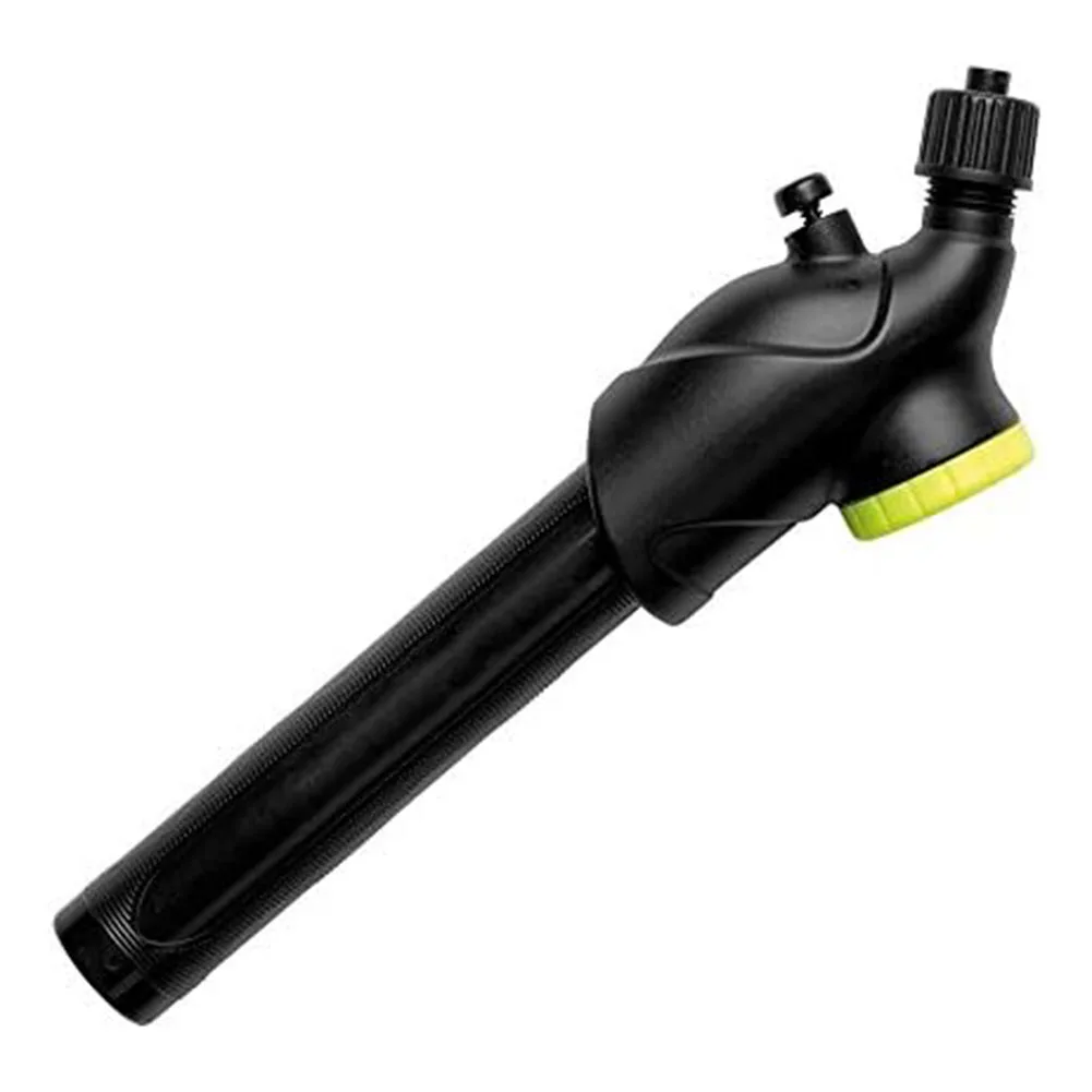 Dual Action Sports Ball Air Pump Black Portable Hand Inflator With Pressure Gauge Ergonomic Handle Fast Inflation For Basketball