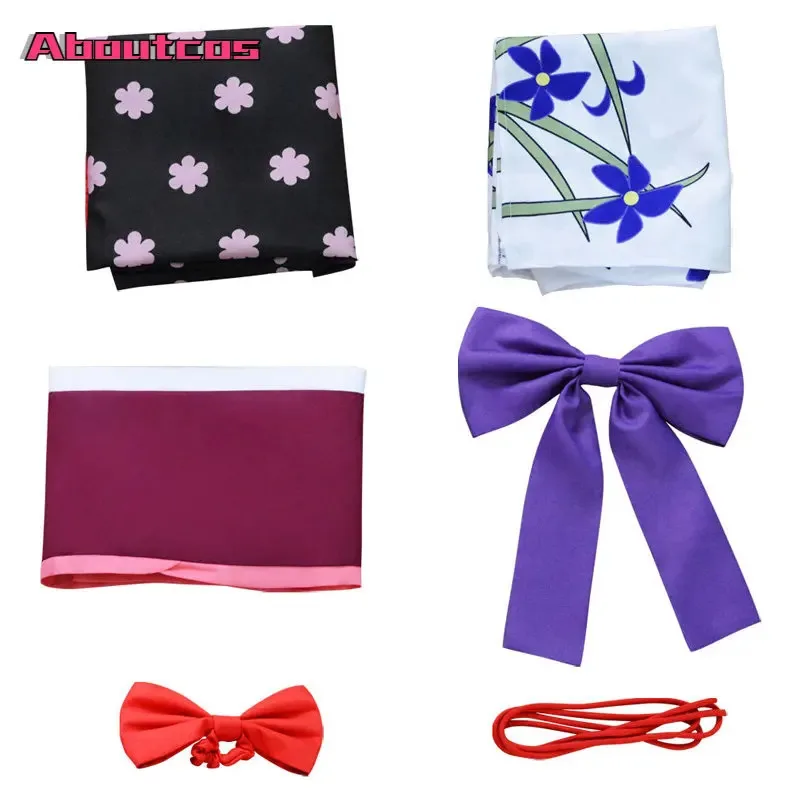 2025 Nuevo Aboutcos - Disfraz de anime Nico Robin, uniforme Kinomo, traje de Halloween para mujer, accesorios, pelucas ★ ★ ★   hh