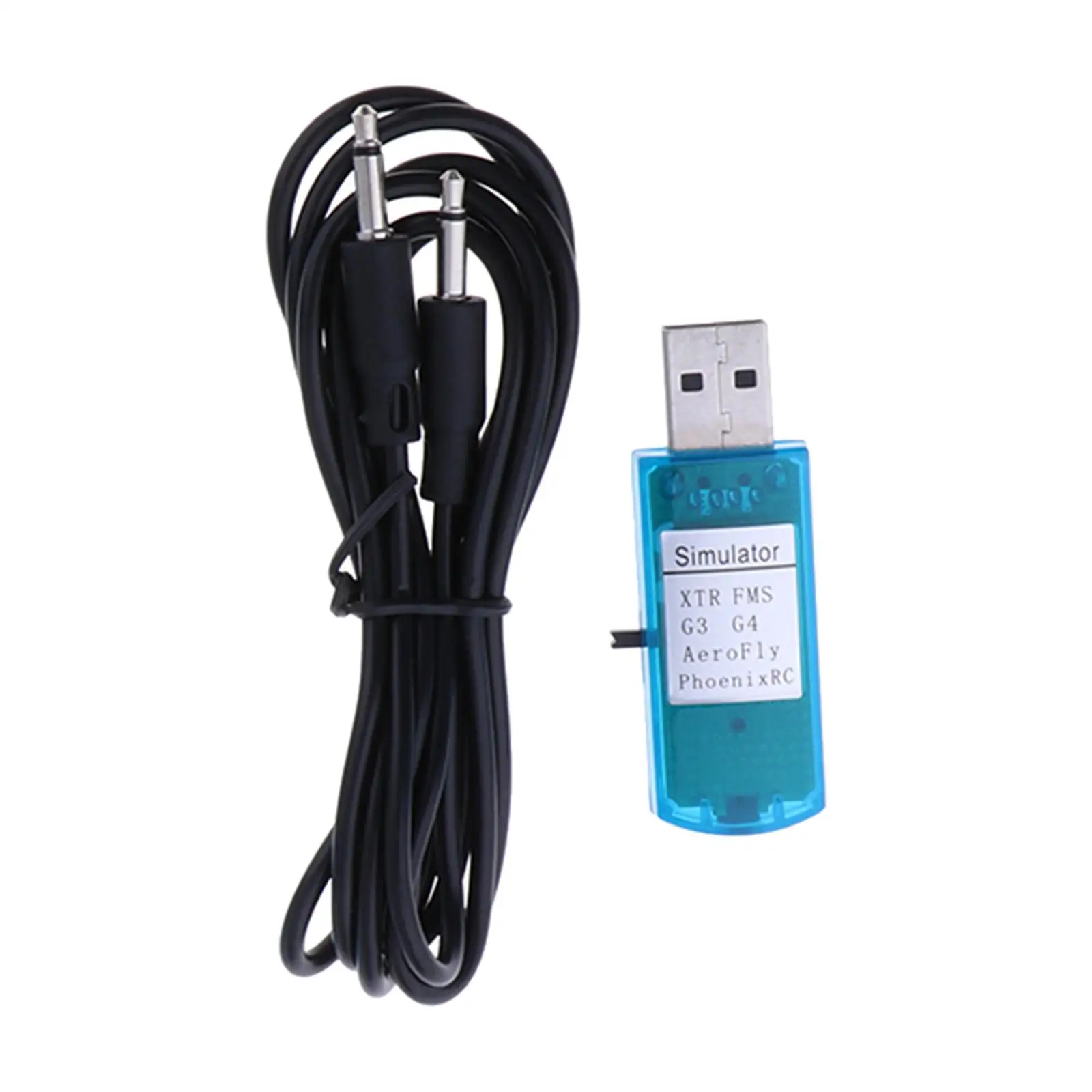 Airplane Flight Simulator Software Plastic Disk Adapter with Teaching Video for Fixed Wing and Drone Practice