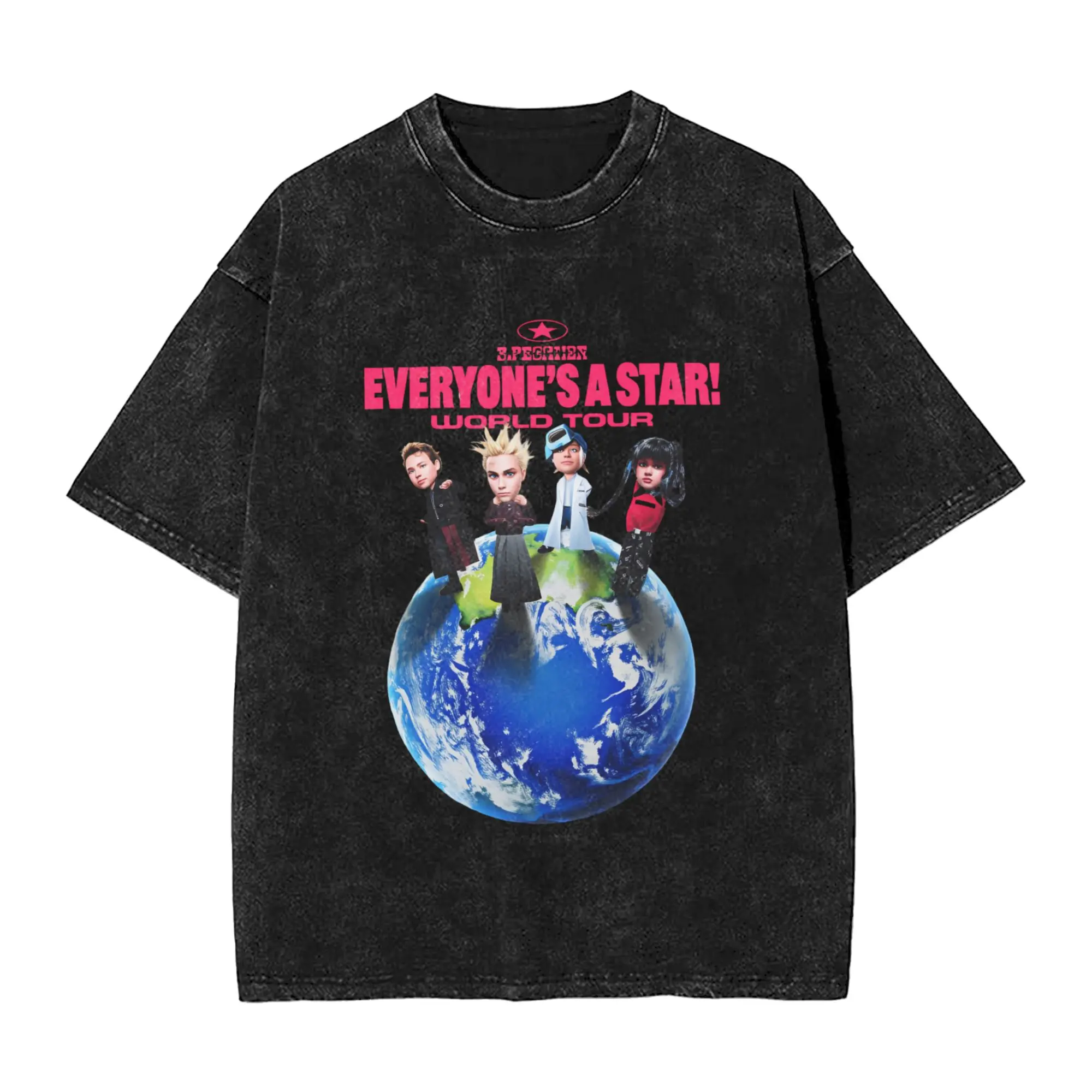 

Harajuku Washed T-Shirt 5 Seconds of Summer Cotton T Shirts Fashion Tshirt for Men Beach Y2K Funny Print Tops