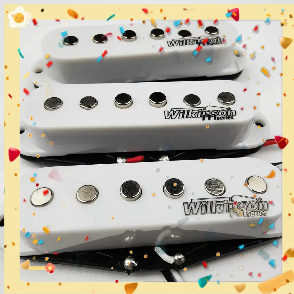 

Wei Ke Music Store--Wilkinson WOVS Electric Guitar Pickup Lic Vintage Single Coil ST White