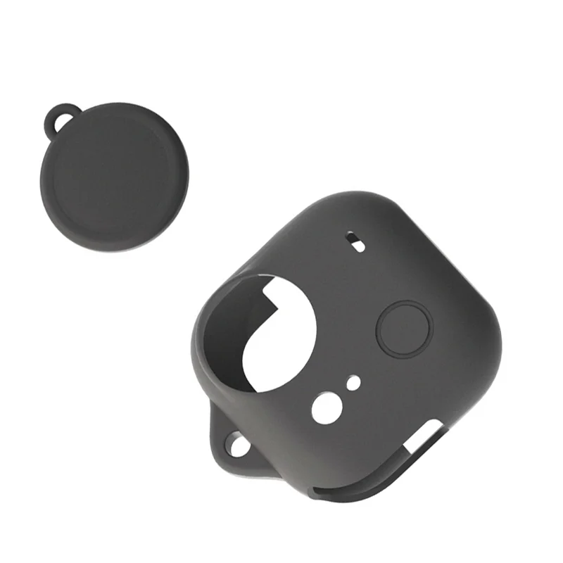 Y58a capa protetora do corpo da câmera para insta360 go uitra capa protetora polegar câmera silicone acessórios de proteção com lente ca