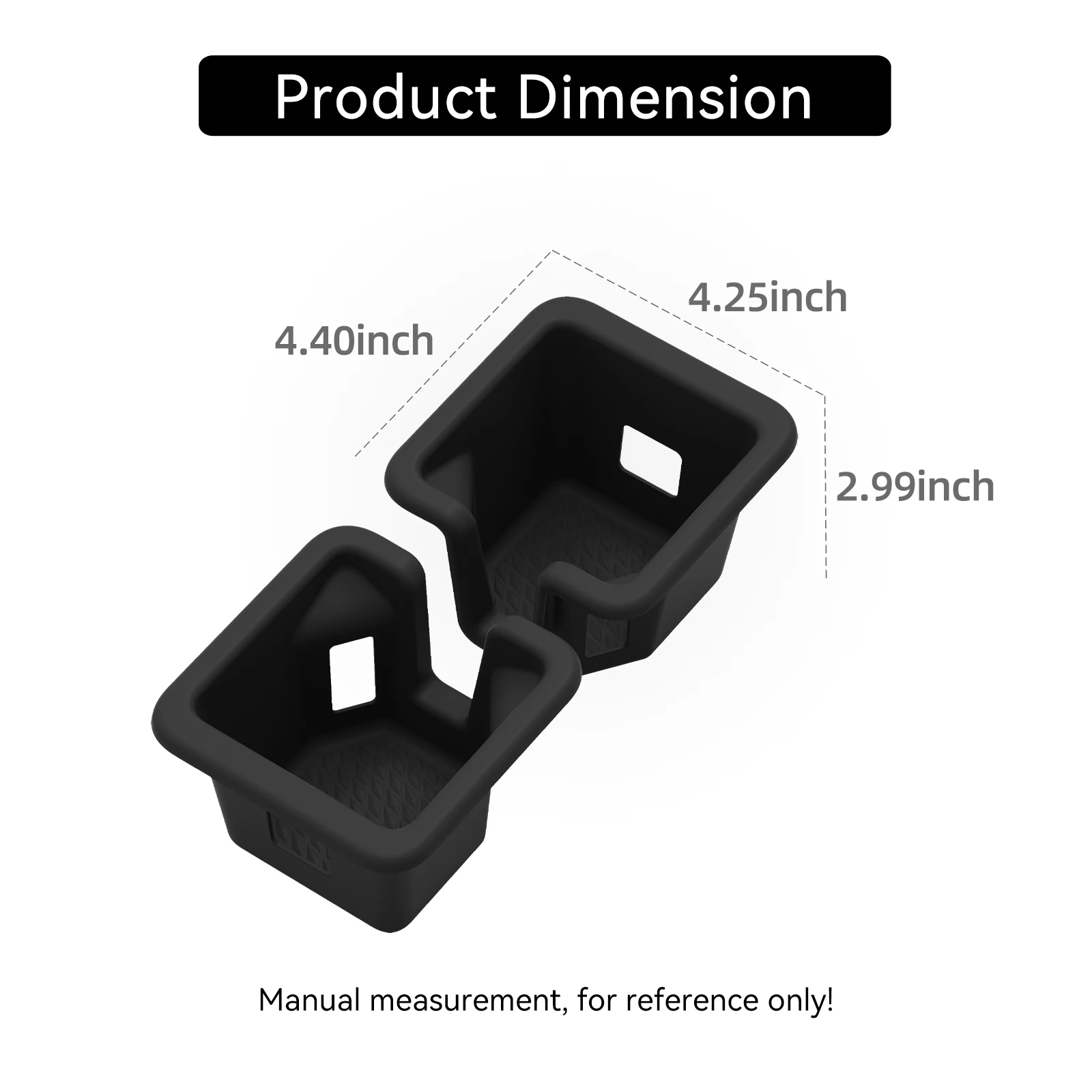 Picture 3: Smabee for Lexus TX 350/500h/550h+ 2025 2026 Center Water Cup Holder Insert Car Cup Box Silicone Organizer Tidying Accessories