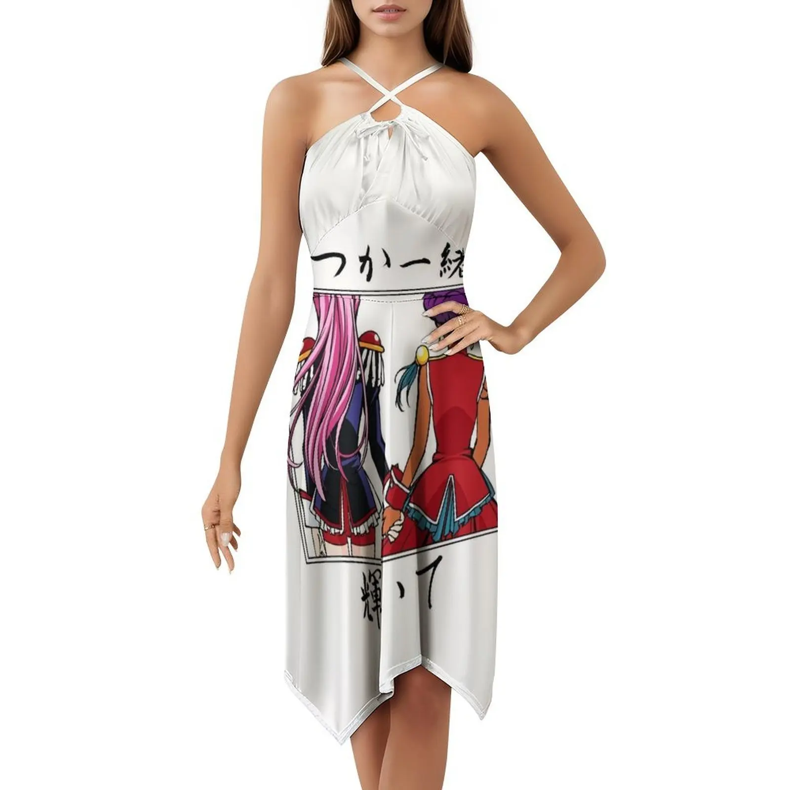 Utena: فستان Someday Shine Together (ألوان كاملة) على الطراز الكوري للنساء فستان كاجوال أنيق للحفلات أو الارتداء اليومي #5