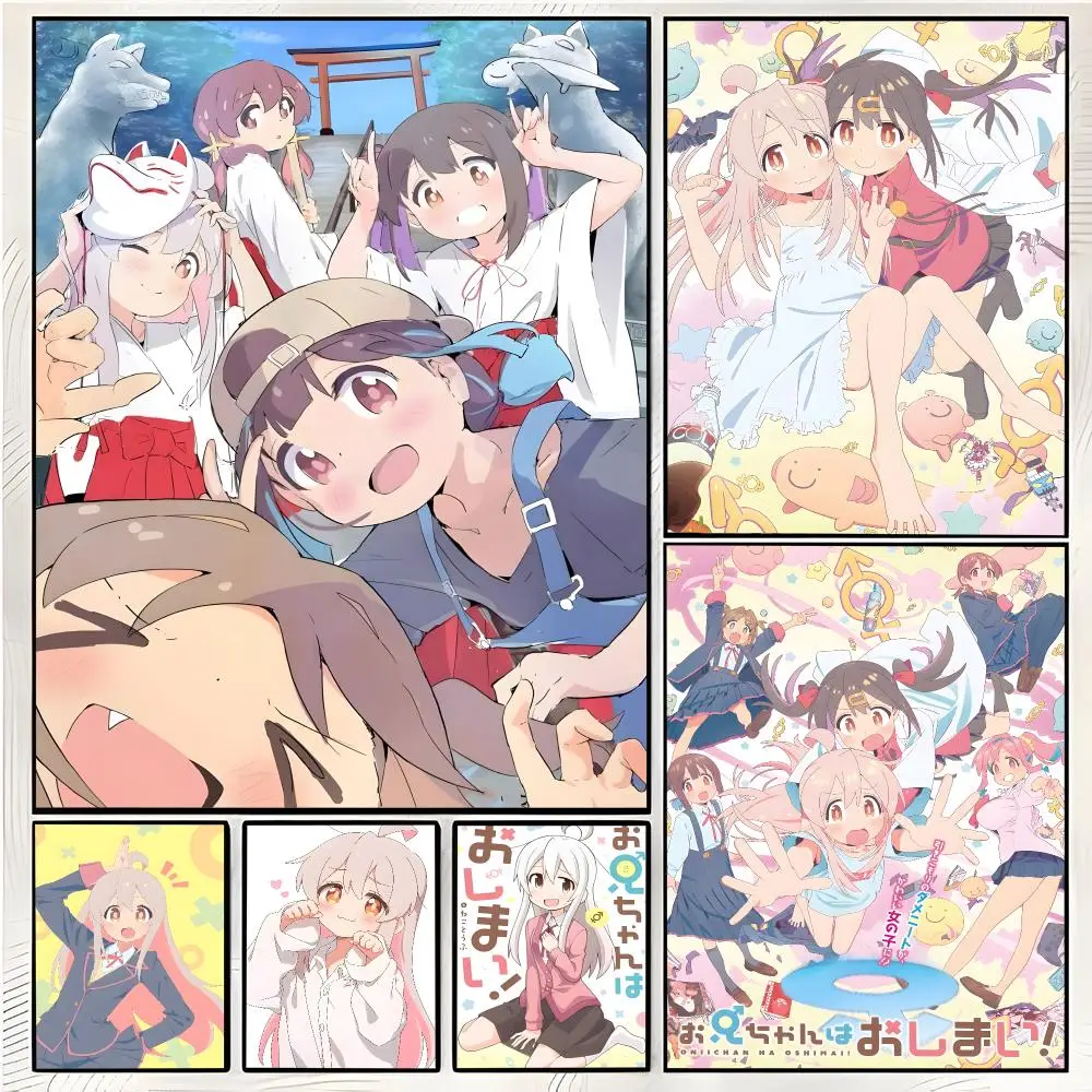 Anime Comedy Onimai I'm Now Your Sister! Painting Calligraphy Wall Art Mural Living Room Canvas Decor Gifts