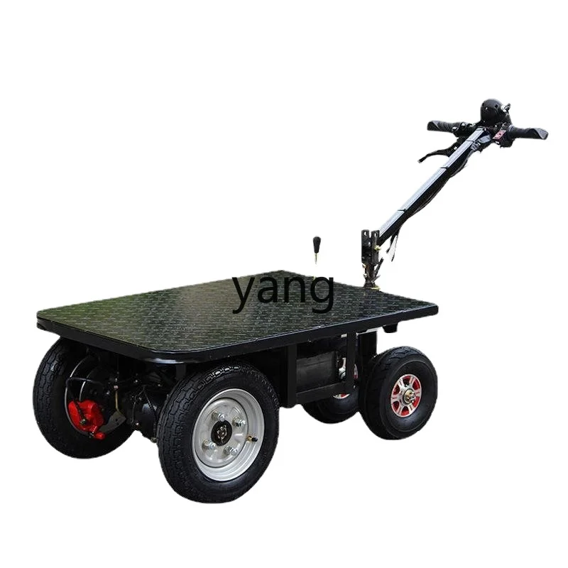 CX Construction Site Cement Brick Truck Three-Wheel Cart Foldable Reverse Donkey Trailer