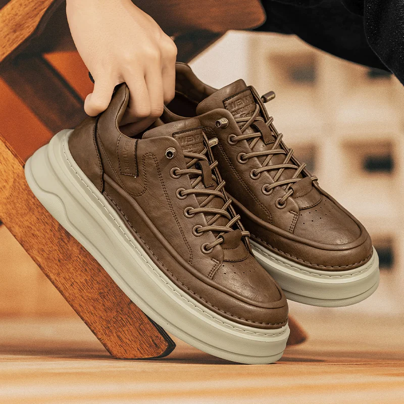 

2025 Spring New Rubber-Plastic Sole Casual Board Sneakers for Outdoor Sports - Comfortable, Soft, Slip-Resistant, Durable, and T