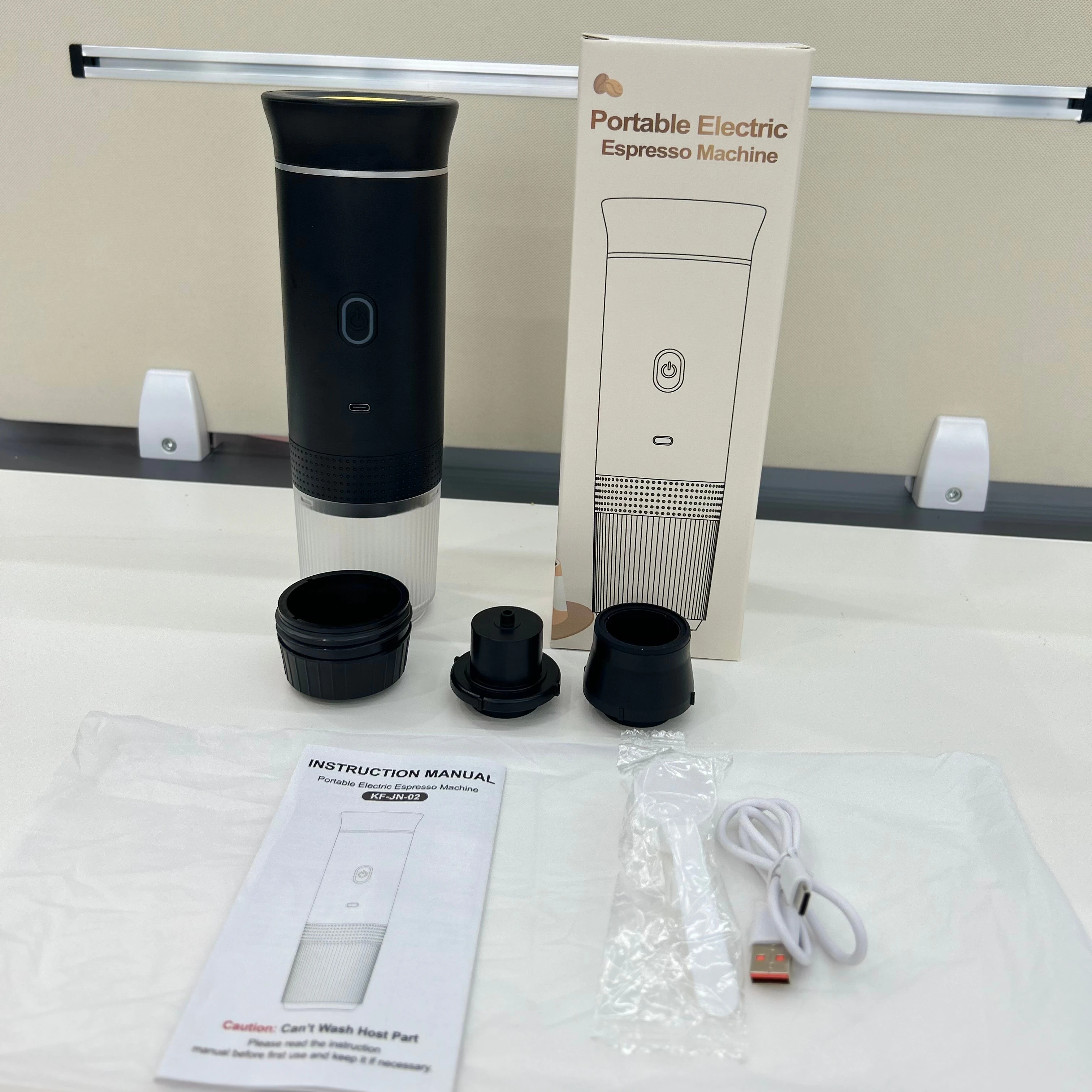 Travel Case Espresso Capsule Portable Coffee Maker More Crema Teste Coffee Ground Compatible Portable Expresso Machines 20Bar
