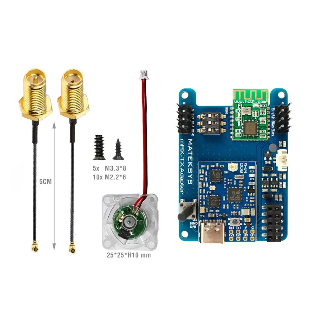 MATEK MATEKSYS MLRS MAVLINK 900MHZ TX MODULE KIT MR900-30-TX / MLRS MAVLINK 900MHZ RECEIVER MR900-30-RX For long Range RC Drone