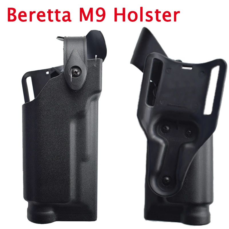 

Tactical Hunting Pistol M9 92 96 Right Hand Gun Belt Holster Gun Carry Case Airsoft Air Gun Quick Drop Waist Holster