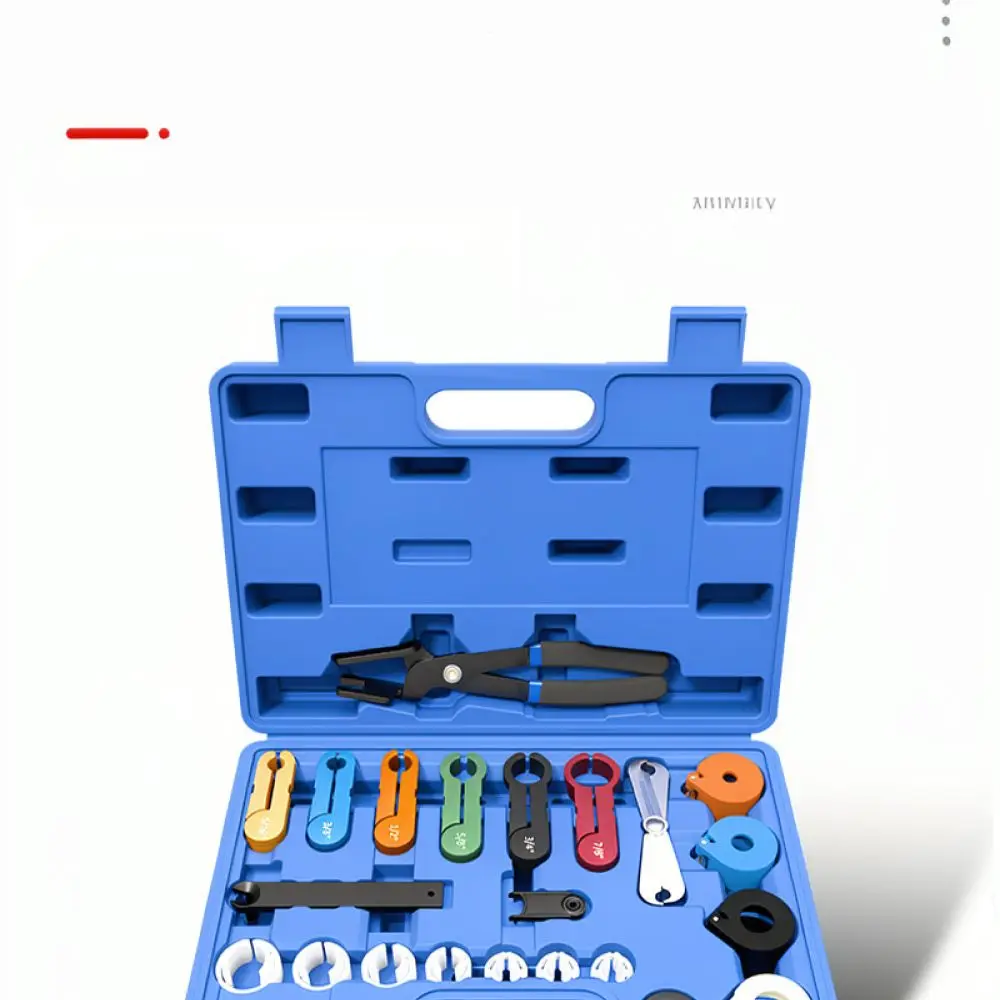Automotive AC Line Removal Tool Fuel Line Quick Disconnect Set Vehicle Repair Maintenance Hardware Portable Hand Tools Kit