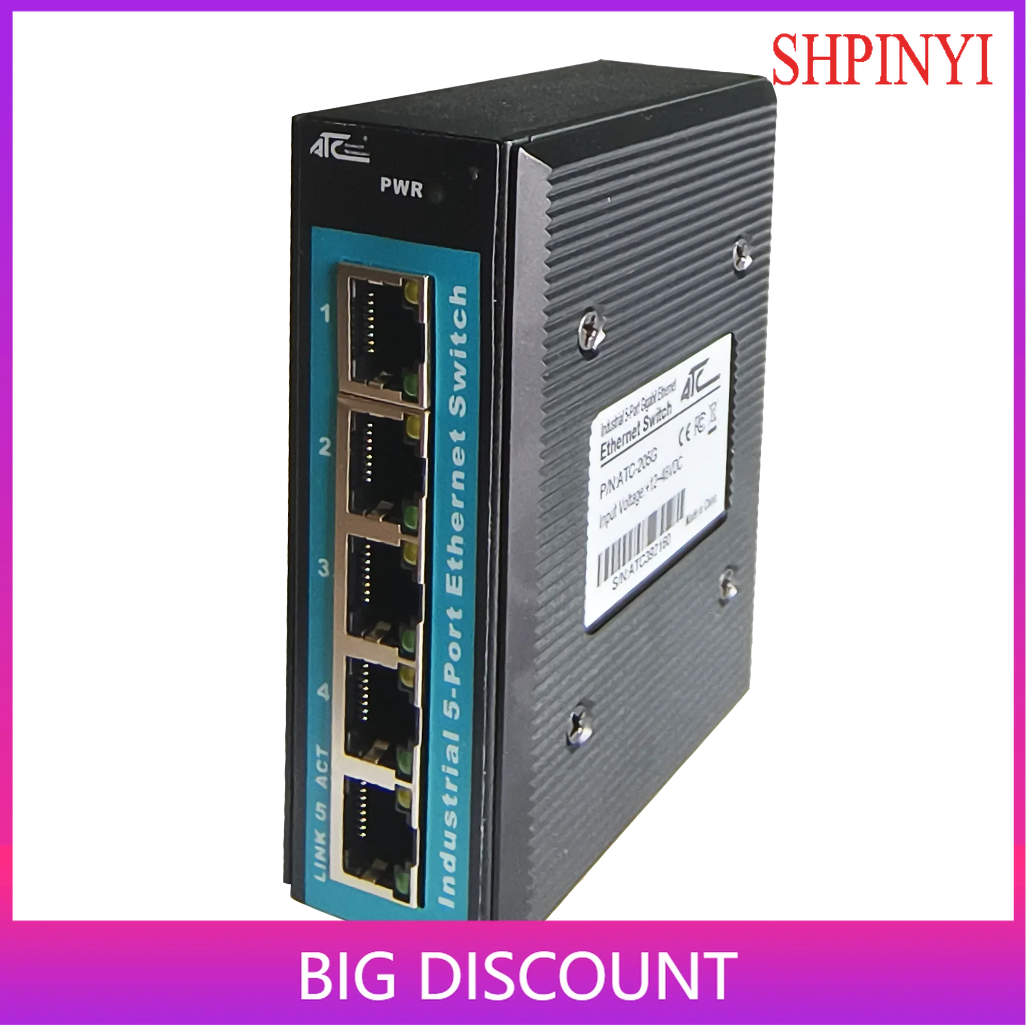 

Промышленный коммутатор Gigabit Ethernet с 5 портами (ATC-205G)