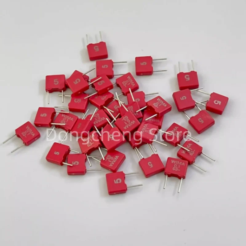 10PCS/30PCS/50PCS/lot 100％ New Original WIMA MKS2 0.1UF 63V 63v0.1UF 5% foil film capacitor 100nF 104 Foot distance 5MM