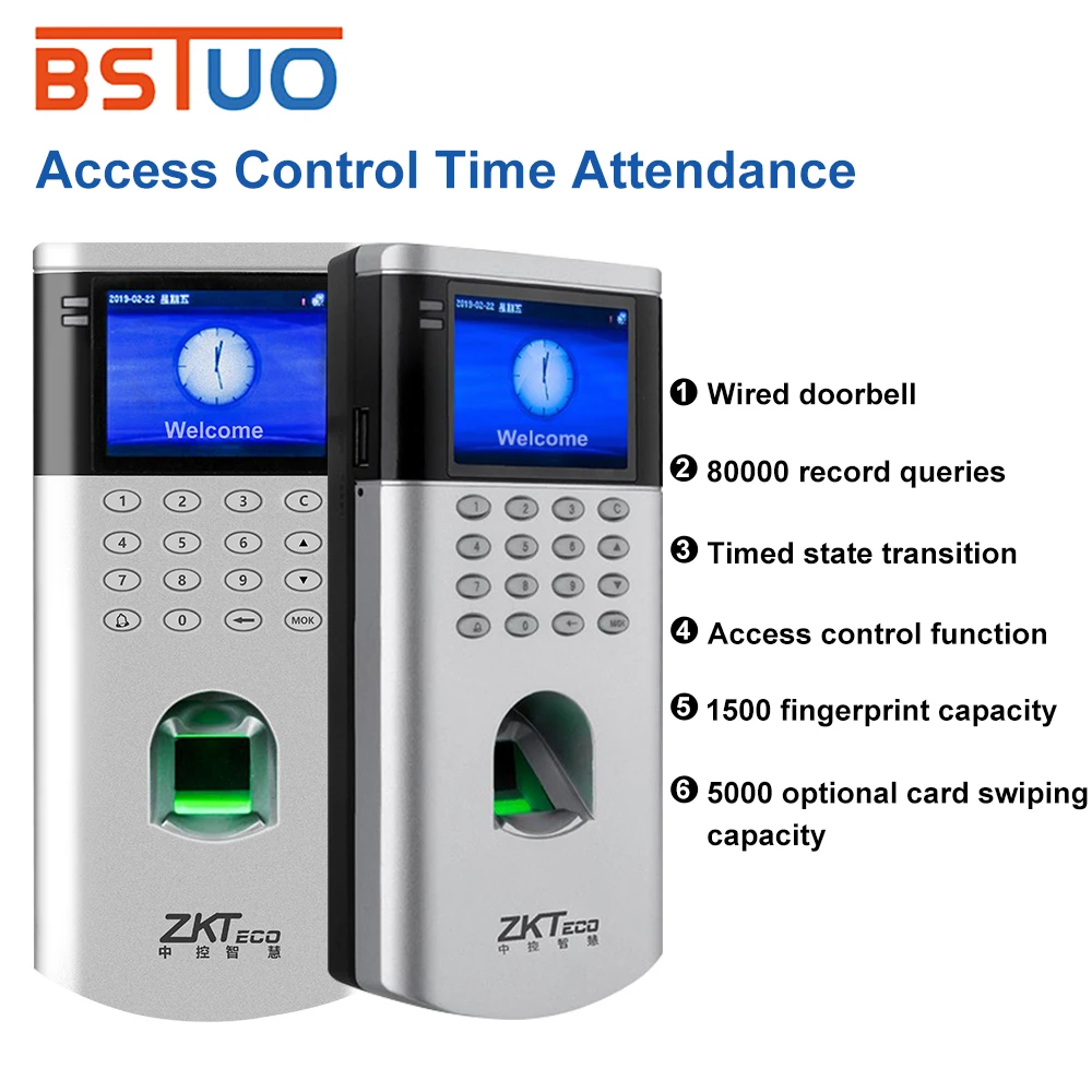 

ZKTeco OF260 Fingerprint Attendance Machine IP Intelligent Biometric Fingerprint Time Attendance Time Clock Recorder Employee