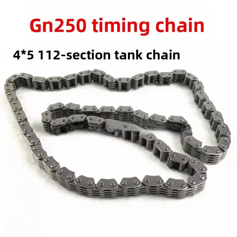 Cadena de Distribución para Motocicleta, Rodillo Pequeño, Transmisión, Repuesto 4*5-112L para Suzuki GN250 GZ250 DR250 SP250 GN GZ DR SP 250 250cc