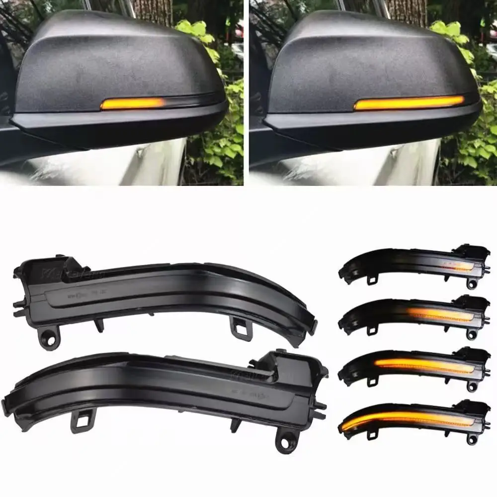LED Dynamic Turn Signal Side Mirror Sequential Light Lamp For BMW 1 2 3 4 Series F20 F21 F22 F23 F30 F31 F32 F33 F34 X1 E84 i3