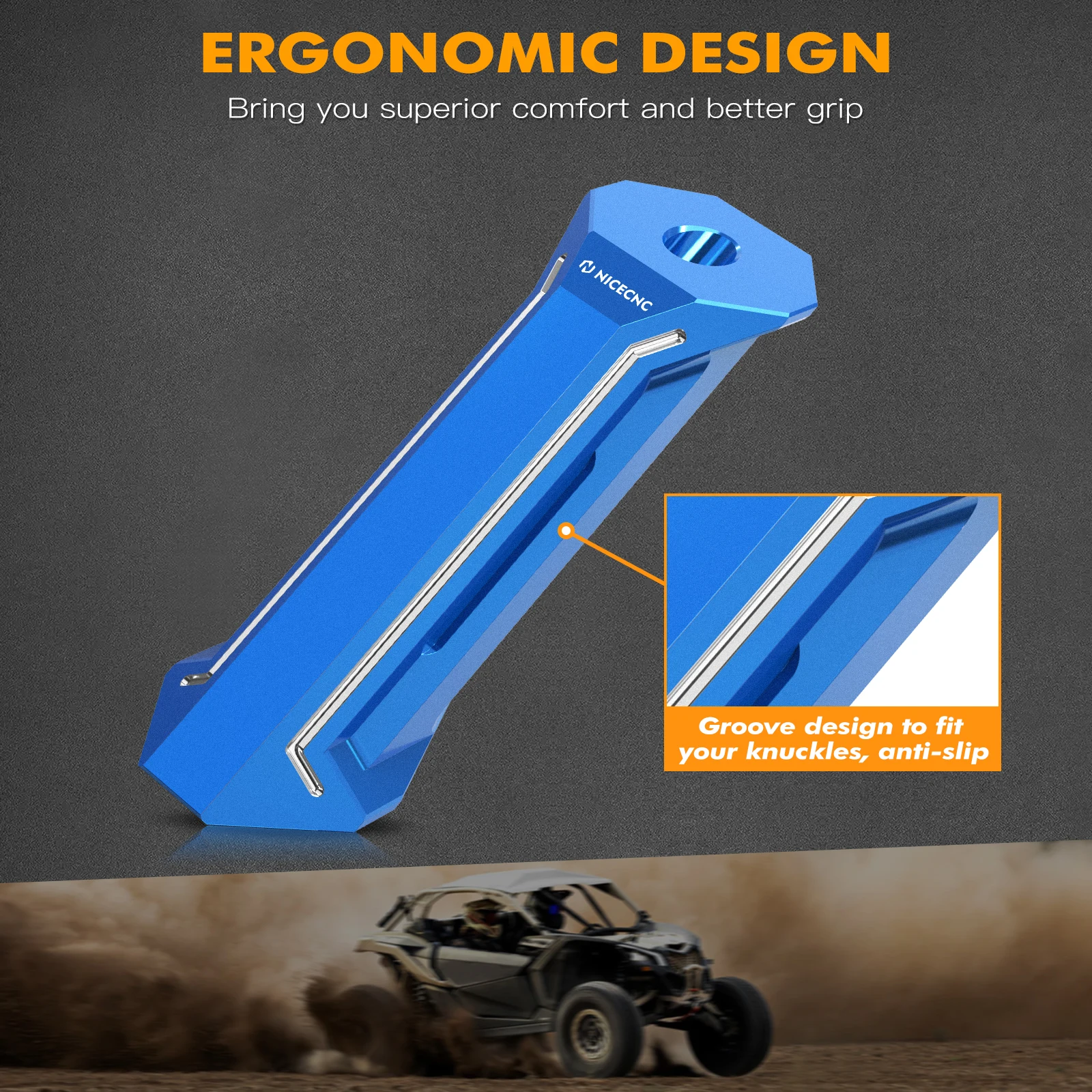 ل Can Am Maverick X3 مقبض الركاب 2017-2022 4x4 R R MAX توربو أنودة الألومنيوم UTV اكسسوارات أزرق أحمر أسود