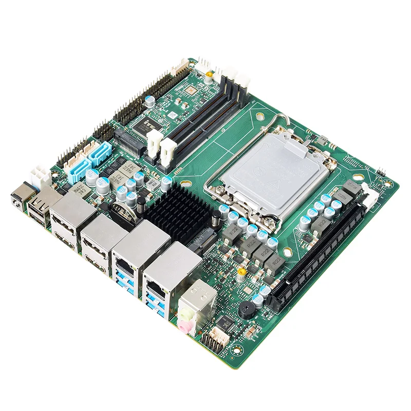 Newest Industrial Mini Itx Motherboard 17*17CM Intel H610/Q610 LGA1700 12TH CPU Processor Alder Lake-s 2*HDMI DDR5I