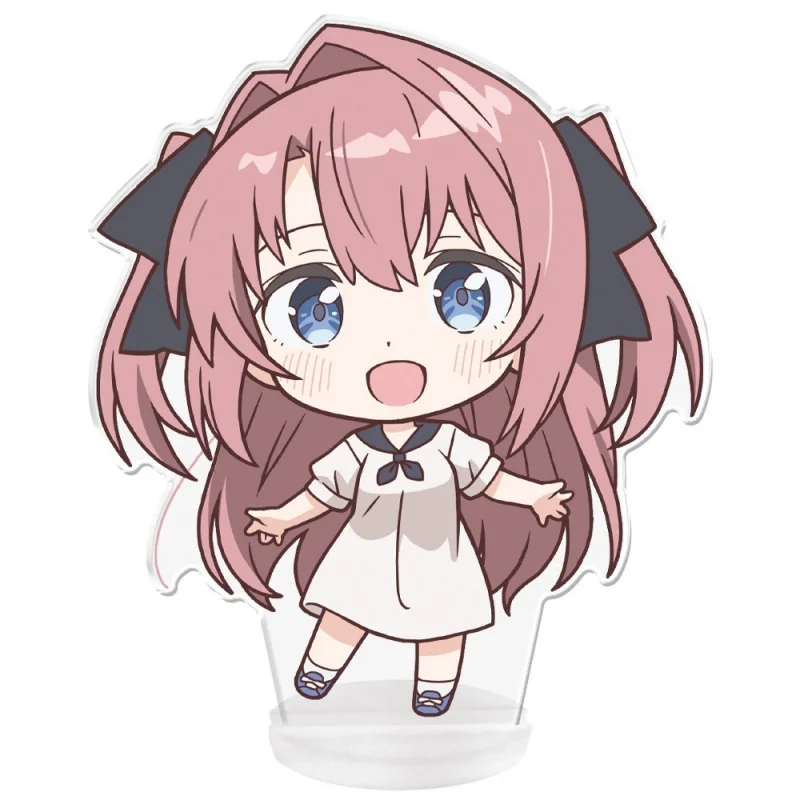 Botan Kamiina Fully Blossoms When Drunk Anime Mini Acrylic Stand Model Figure Cosplay Plate Holder Topper Fans Keychain Gift