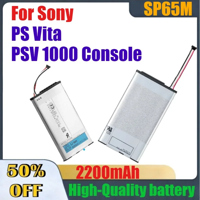 

High-Quality 3.7V 2200mAh SP65M Game Console Battery for Sony PS Vita PSV 1000 Console Games & Accessories