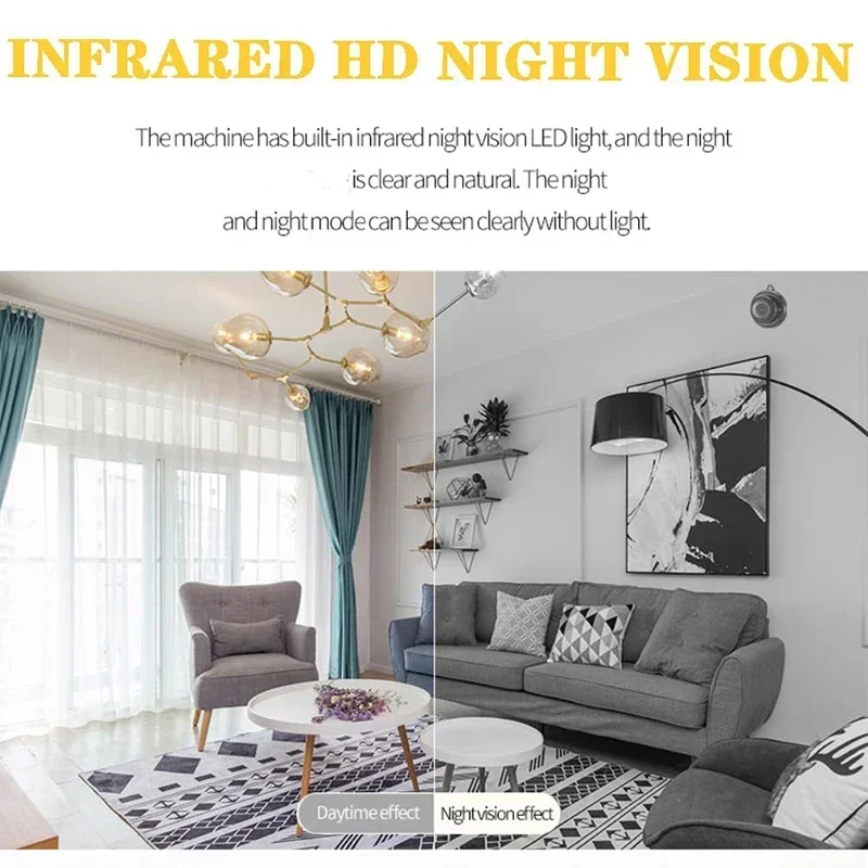 X9 Mini Camera HD 1080P Home Small Wireless Wifi Cameras Outdoor Upgraded Motion Detection Security Alerts Night Vision Camera - Image 3