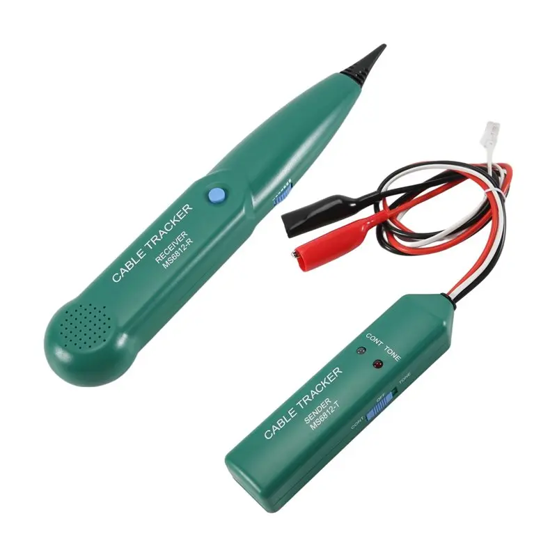 Reliable-MS6812 LAN Network Cable Tester Telephone Phone Wire Tracker Tracer For UTP STP Cat5 Cat6 Line Finder No Battery,MS6812