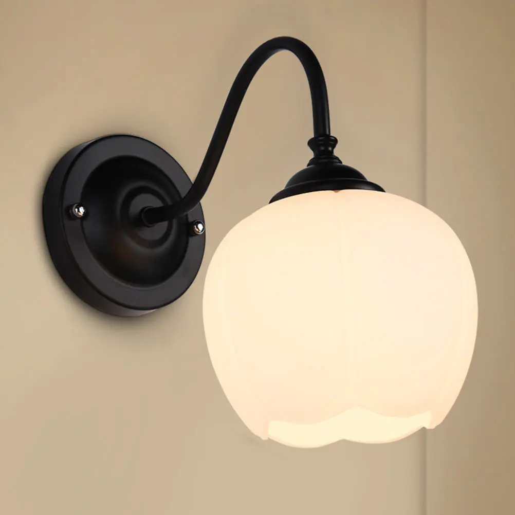 

Glass Lampshade Frosted Durable Hanging Ceiling Wall Lamp Shade Cover Replacement Decorative Light Shade for Home Bedroom