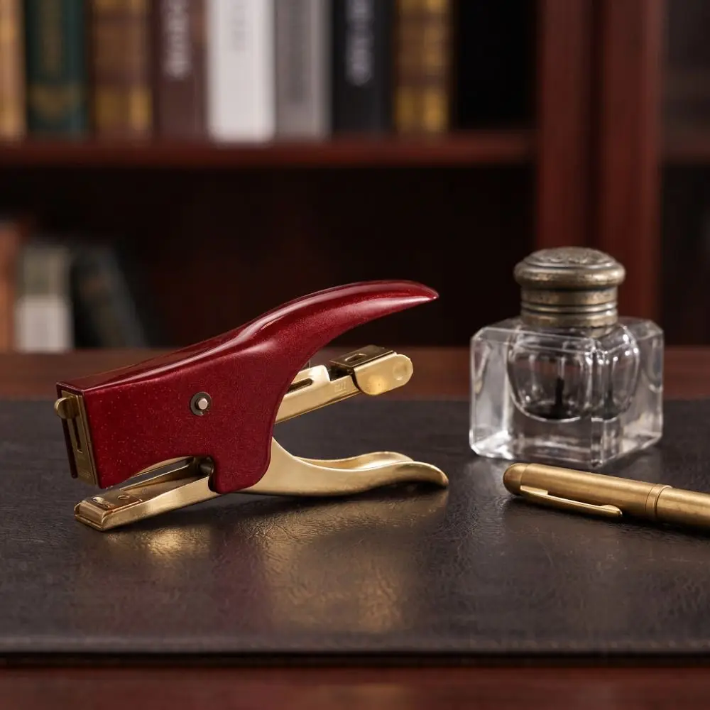 Labor-saving Metal Multi-Functional Stapler Handheld Paper Binding Stapleless Staplers Cards Binding No Nails Stapler School