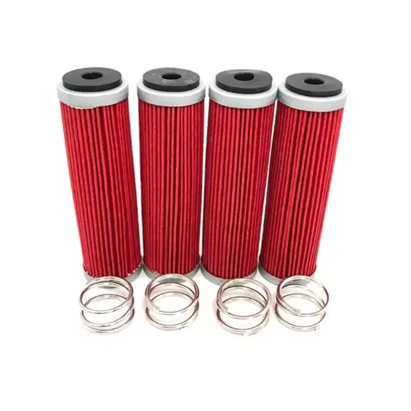 Топливные фильтры, 4 шт., для мотоциклетных двигателей ZONGSHEN NC250 NC450 - KAYO RX3 Motoland BSE AVANTIS BRZ FXMOTO X3, комплект масляных фильтров-X59A