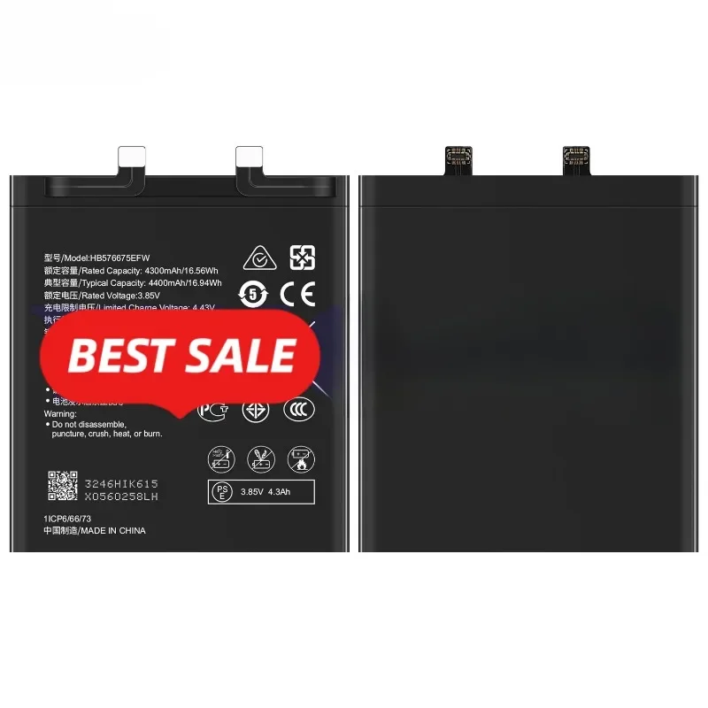 HB576675EFW for Huawei Mate 40 Pro/Mate 40 RS Porsche/Mate 40 Pro+/Mate 40E Pro Phone Battery Replacement Bateria with Tools