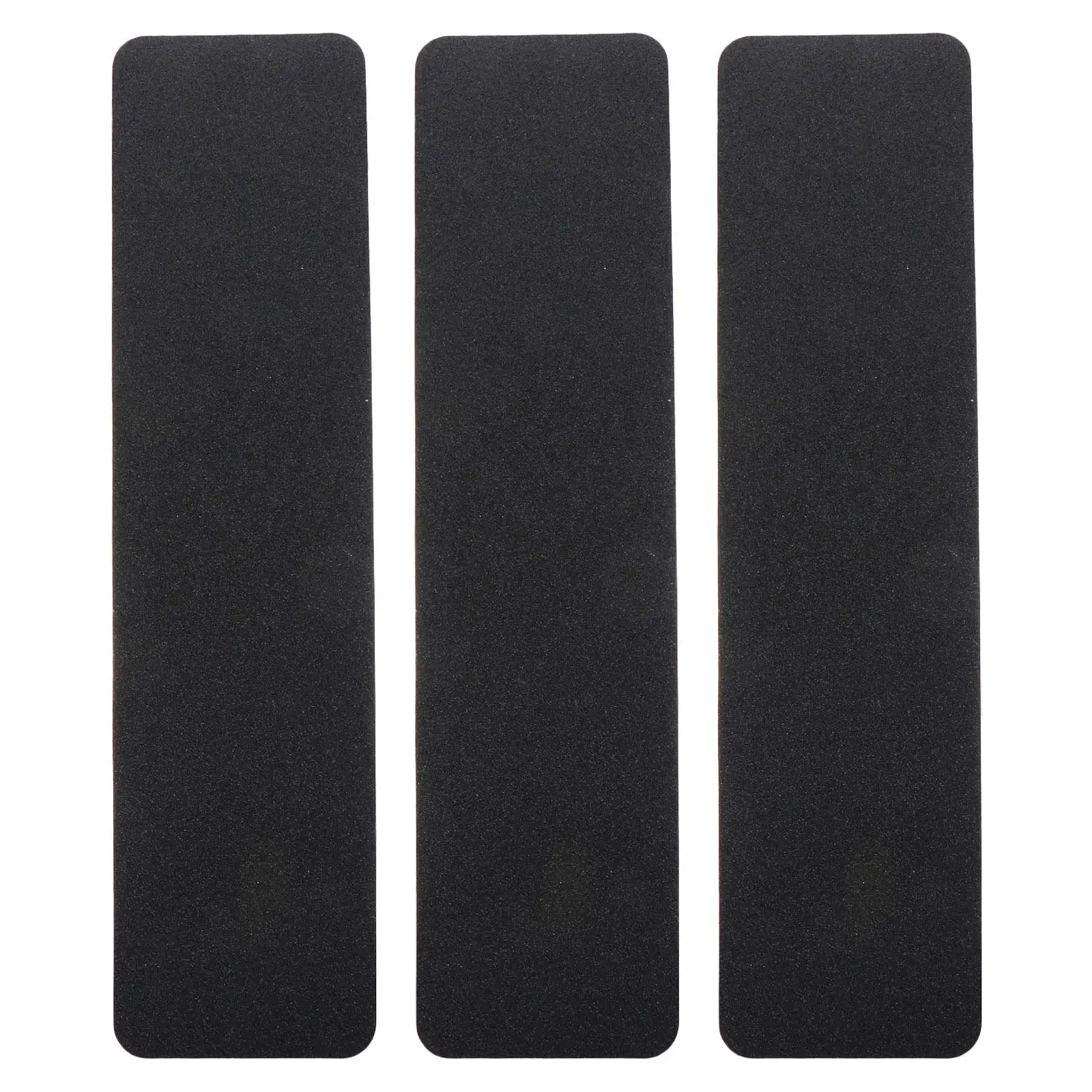 3 Pcs Grip Tape for Outdoor Stairs Anti Slip Step Wood Steps Strips Black No Adhesive Tread Heavy Duty