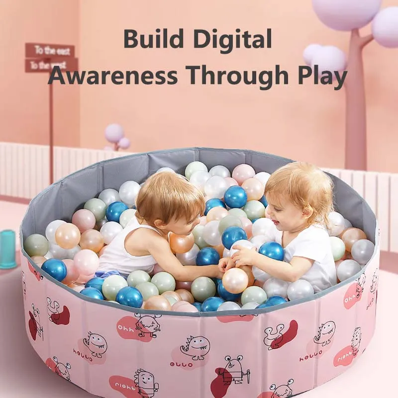 Piscina de pelotas para bebés de interior, piscina de pelotas portátil para bebés, juguetes para niñas, pelotas de baño, piscina de pelotas plegable para niños, valla de actividades de juego para niños