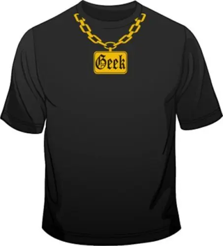 Fat Gold Chain Personalised With Your Name Mens Loose Fit Cotton T-Shirt