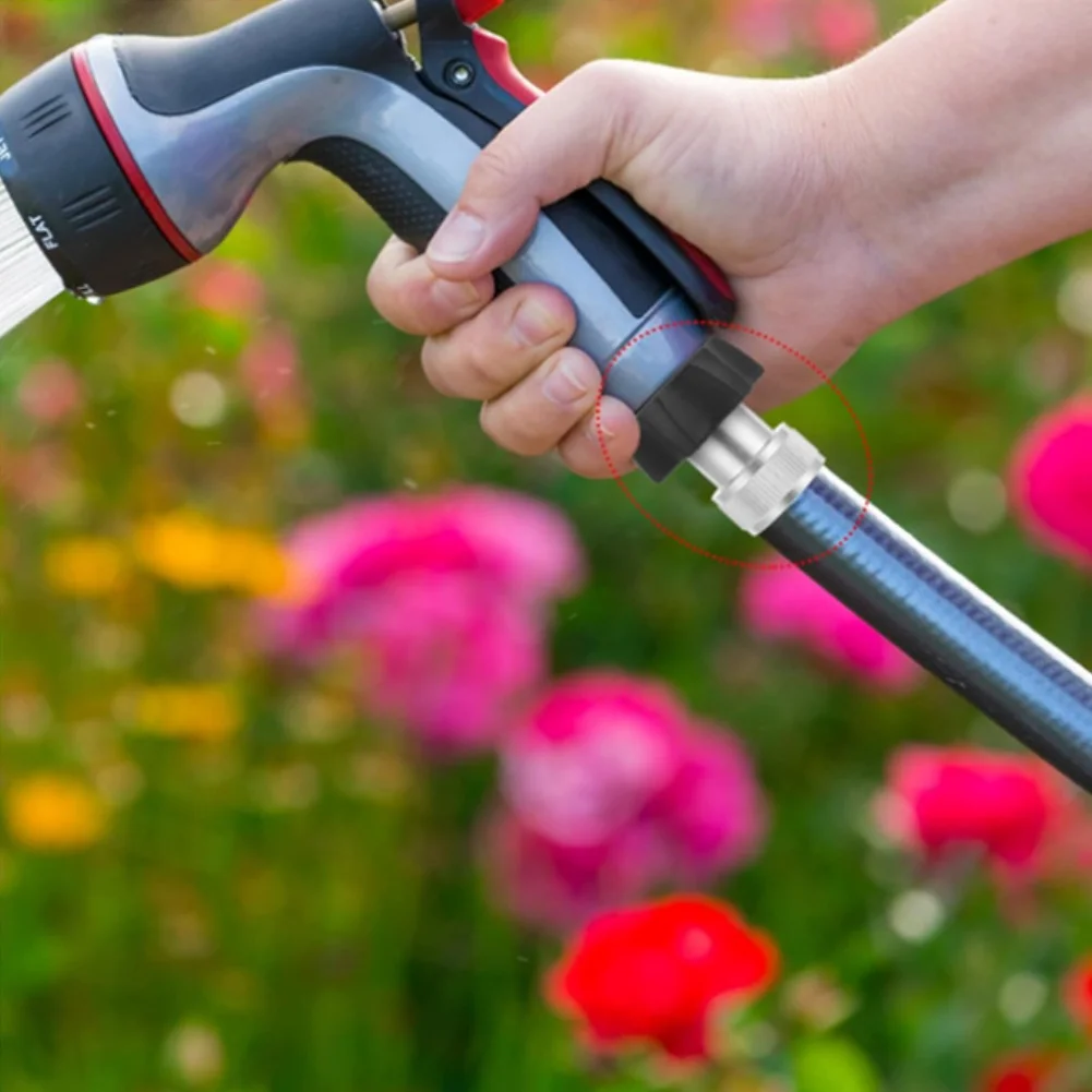 

Garden Hose Connector Aluminium Pressure Washer Coupler Integrated Impurity Filter Gardening Equipment Connector