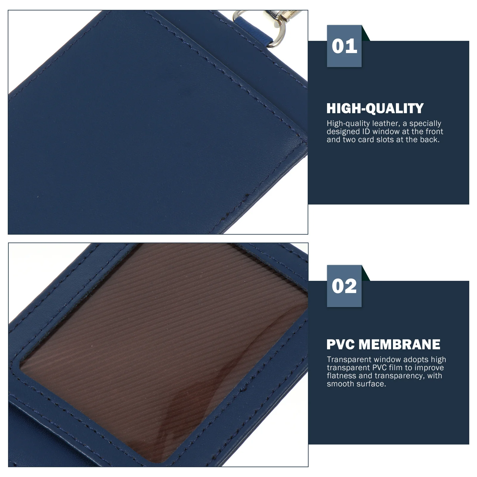 

1pc Id Cards Holder Multifunctional Badge Holder For Nurse Lanyard Cards Cover Practical Id Badge Holders