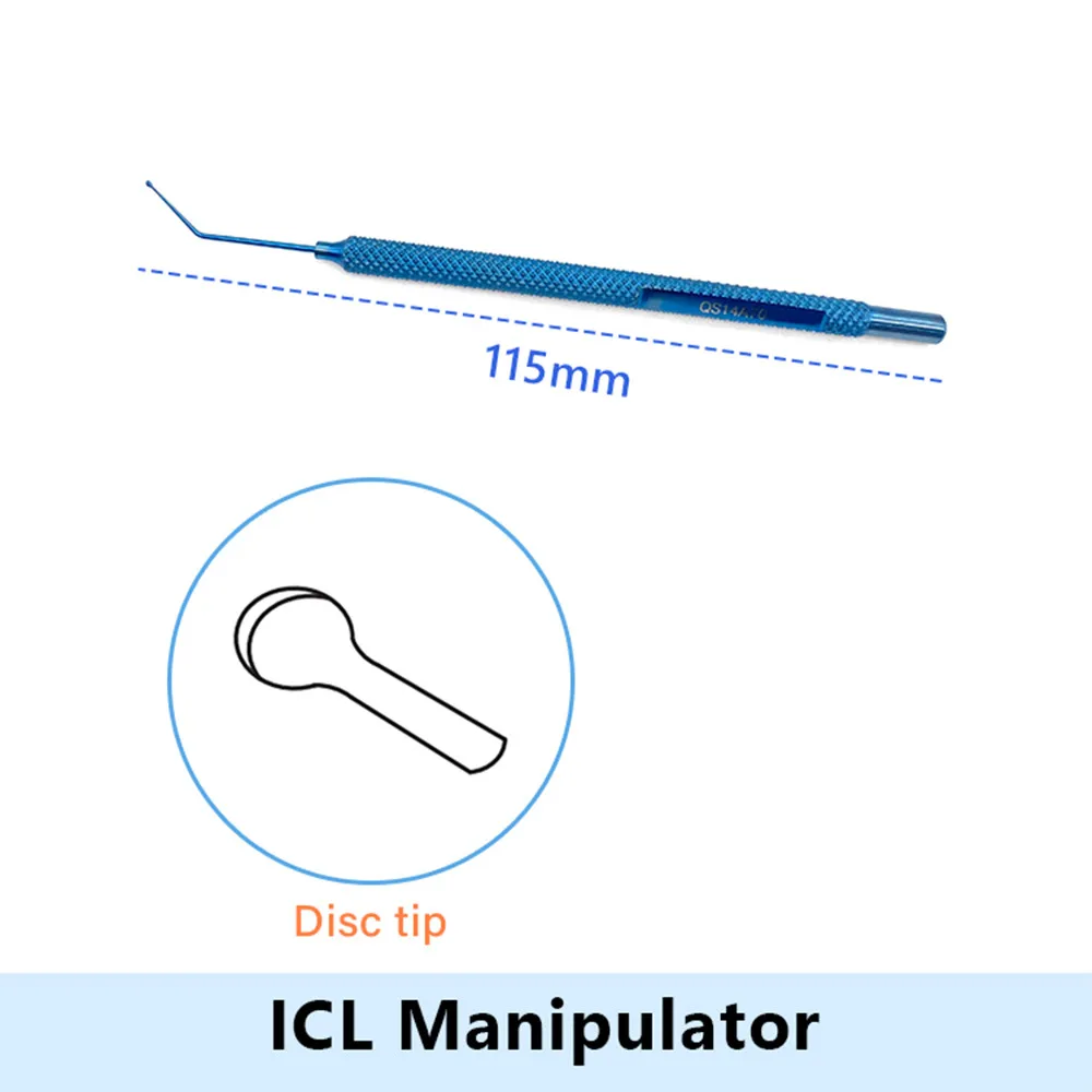 ICL Manipulator hook Titanium Eye Surgical Instruments Double Eyelid tool Ophthalmic Hooks