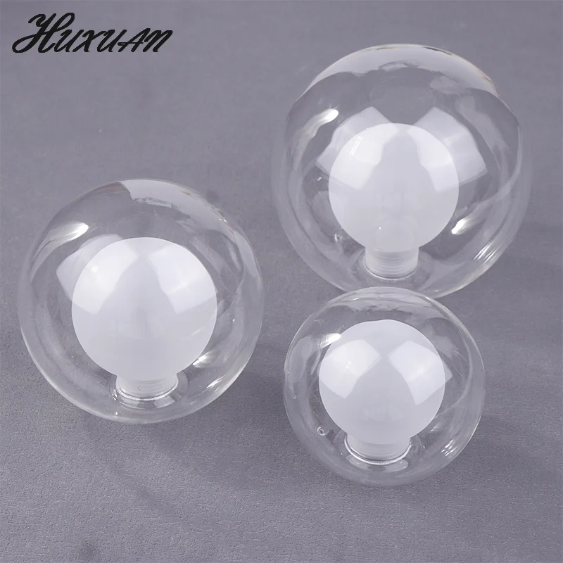 Bola en bola G9 globo pantalla de cristal reemplazo blanco claro D80mm D100mm D120mm ajuste apertura pantalla G9 cubierta