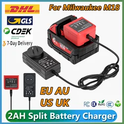 For Milwaukee M18 Battery Charger 18V Replacement For Milwaukee M18B5 XC Li-ion battery 48-11-1815 48-11-1850 2604-22 2604-20