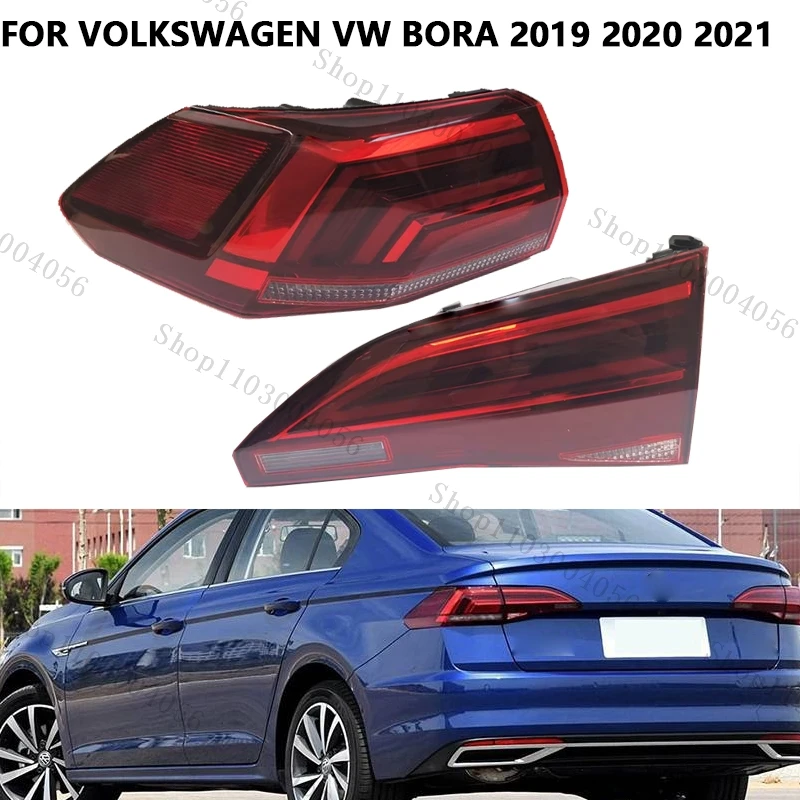 

For Volkswagen VW BORA 2019 2020 2021 Car Rear Tail Light Brake Lamp Warning Reverse Signal Taillight Accessories