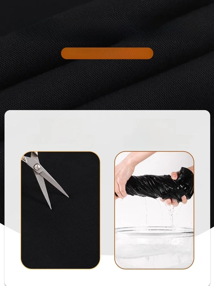 กางเกงยีนส์ทรงกระดิ่งเอวสูง ผู้หญิง ทรงหลวม ยืดหยุ่น ผ้าเดนิมสีดำ รุ่นใหม่สำหรับฤดูใบไม้ร่วง ไซส์ใหญ่ ขากว้าง