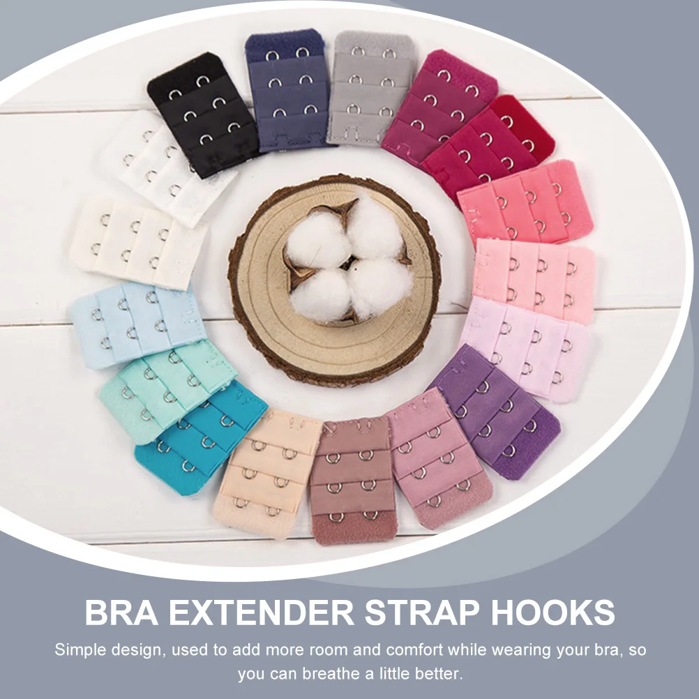 30 szt. Przedłużaczy do biustonosza, elastyczne paski z haczykami, wygodne akcesoria do biustonosza, regulowane przedłużacze do biustonosza dla kobiet w ciąży i do codziennego użytku.