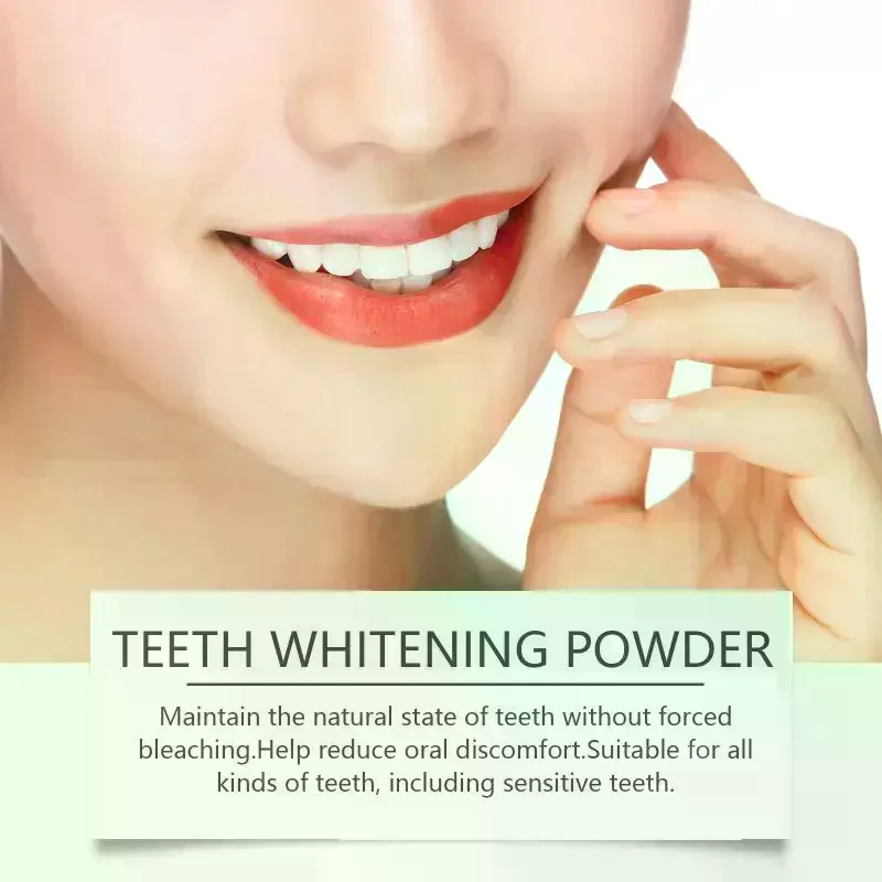 15g Whiten Teeth Whiten Powder Eliminate Odors Oral Clean Care Reduce Oral Discomfort Natural Innocuous Tooth Powder