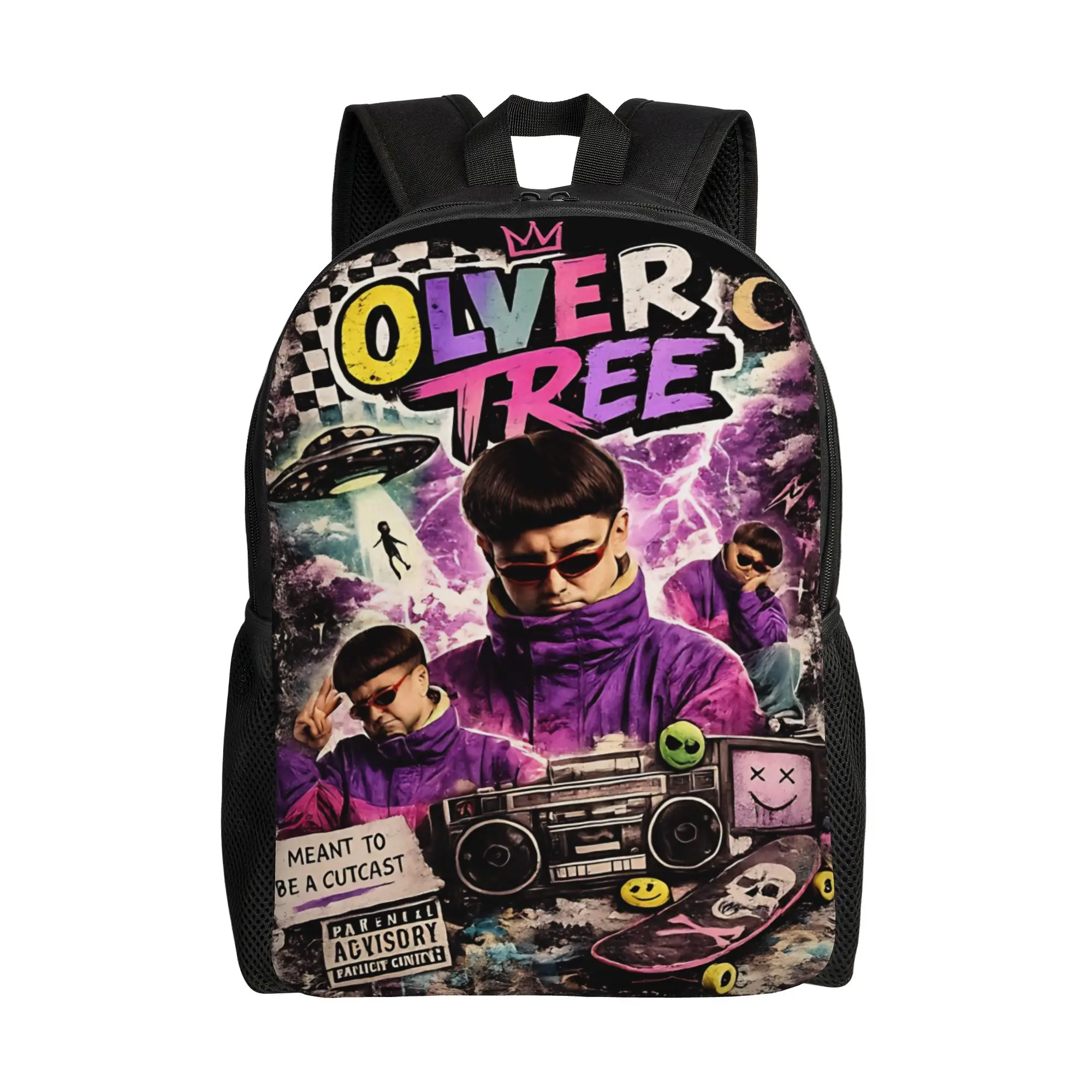 Oliver Tree American Singer Rapper Backpack for Men Women Cool Student Hiking Travel Daypack Laptop Computer Shoulder Bag Sports