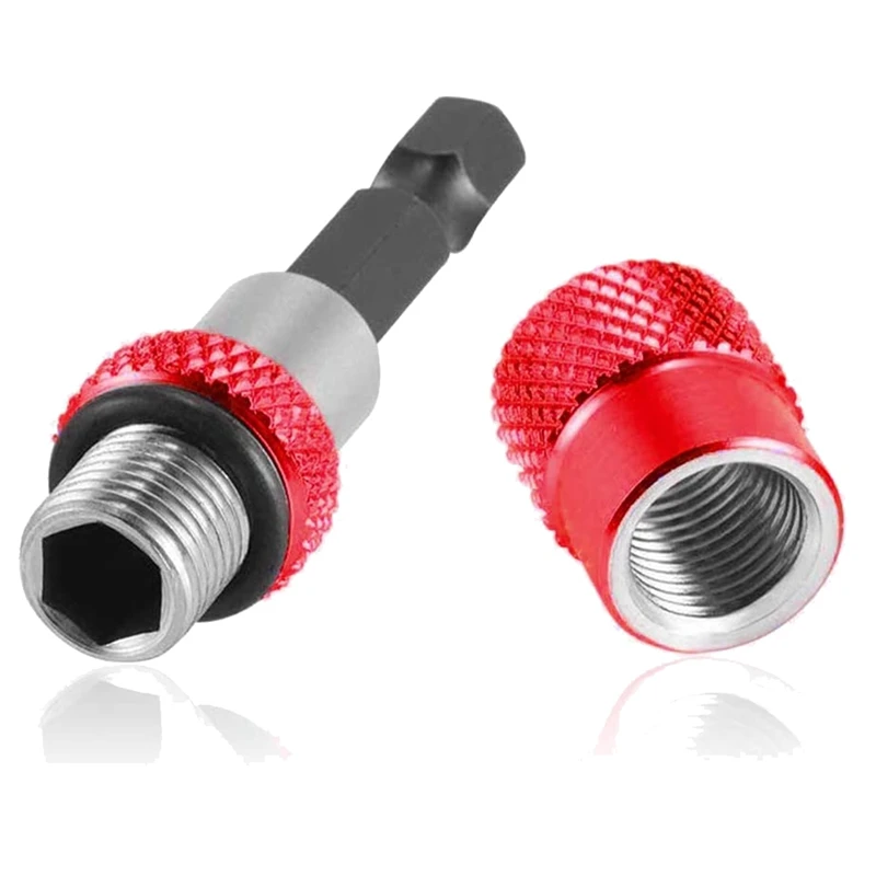 1/4 Hex Shank Electric Drill Magnetic Screwdriver Bit Holder Tool Magnetism Limit Adjustable Extension Rod