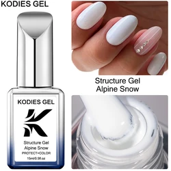 KODIES GEL 20 Colors Structure Rubber Base Gel Nail Polish 15ML Vernis Semi Permanent UV/LED Soak Off Construction Gel Varnish