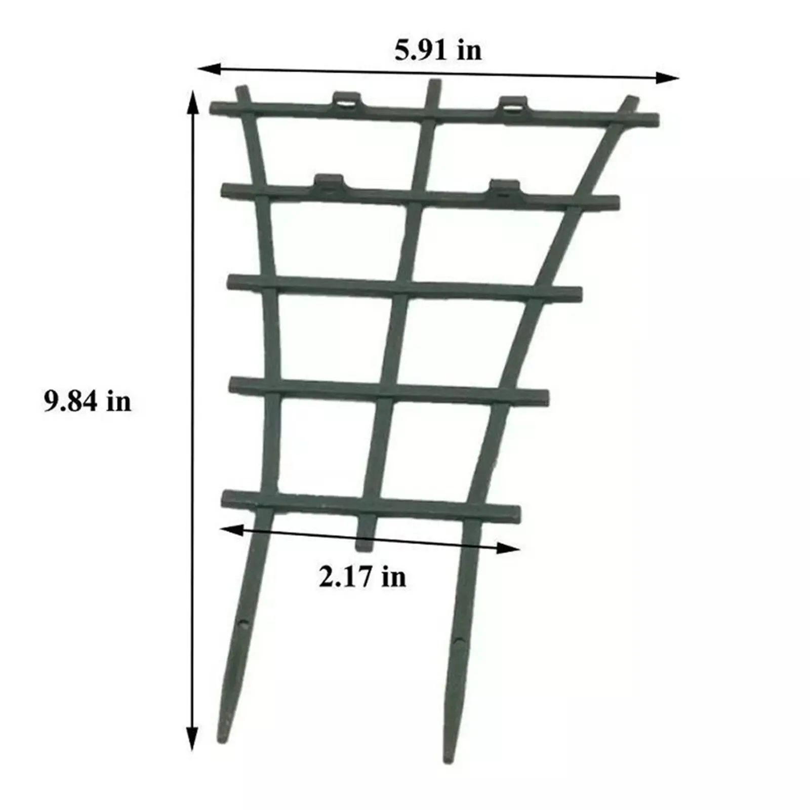 6Pcs Garden Trellis Climbing Plant Support Rack Stackable Trellis Potted Stakes for Flower Vegetables Rose Vine Pea Ivy Cucumber