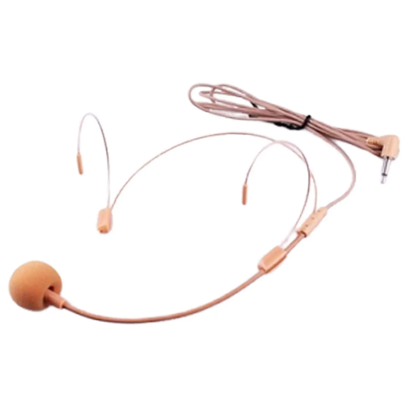 Double Ear Hook Headset Mic Zero Latency for Indoor Outdoor Use Comfort Fit Vibrant Audio Transmission Low Profile Earset