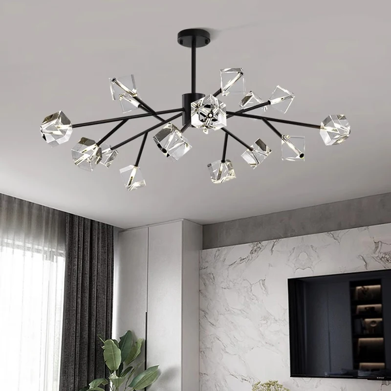 

Современное украшение дома, хрустальная люстра, лестница, подвесной светильник, подвесные светильники для гостиной, внутреннее освещение