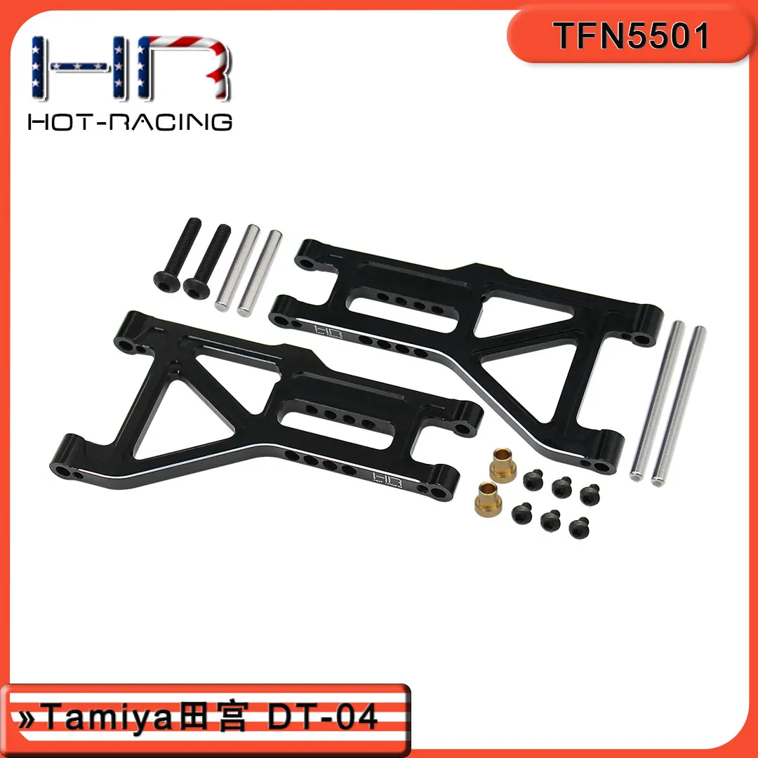 Brazo inferior delantero de aleación de aluminio HR Tamiya DT-04